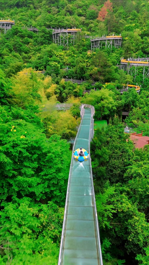 follow @georgeandcris for travel inspo 😍

Who would you ride this with?! 😳🎢 details👇

🇨🇳 Hidden in the mountains of Hangzhou, China, is one of the craziest water slides you’ll ever see…

💎 The water slide at OMG Heartbeat Park is the longest glass water slide in the world and sends you racing down the mountain, through the forest, and next to cliffs with nothing but transparent glass between you and the valley below.

😅 Would you be brave enough to try it? 

🤗 Tag someone who would ride this with you!

#china  #bucketlisttravel #waterslide