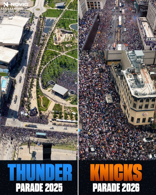 One of the most passionate fanbases in all of sports taking over the city to celebrate one of the GREATEST championship runs in history. 

Your 2026 New York Knicks are NBA Champs!

Follow @Novig if you know ball 🤌