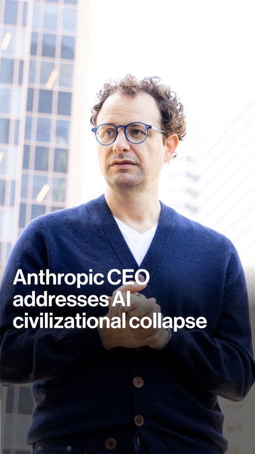 Could a model built by Anthropic cause civilizational collapse? Anthropic CEO Dario Amodei and Emily Chang discuss on The Circuit his own estimate of a 10% to 25% risk and the need for global checks, balances and rigorous internal defense mechanisms.

Tap the link in bio for more.