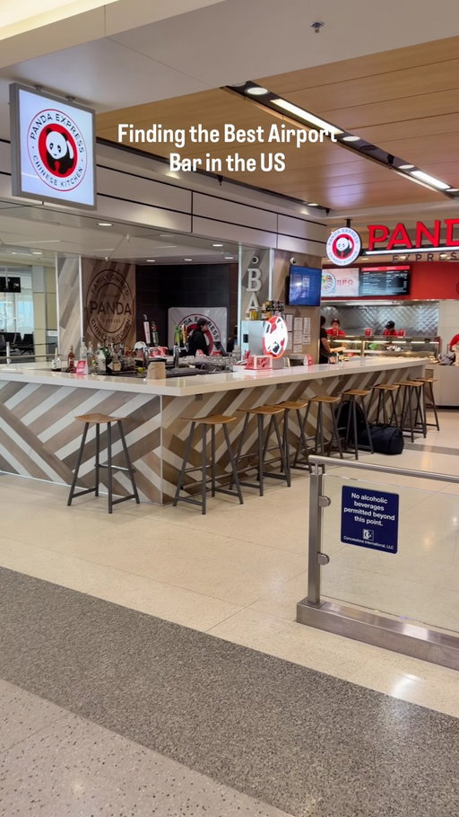 A Panda Express BAR?! DFW Terminal E 🍻 

#dallas #dallasbars #airportlife #pandaexpress #dallasfood