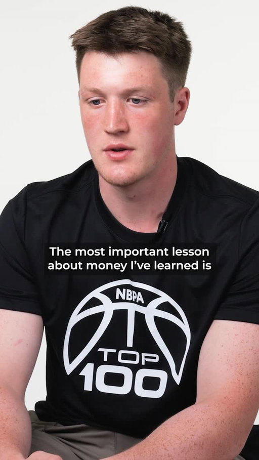 “Eventually the ball is going to stop bouncing”🙌

During a JPMorganChase financial health session at NBPA Top 100 Camp, @kon2knueppel shared how he manages his finances to prepare for a life after basketball @thenbpa @jpmwealth @chase #chasepartner