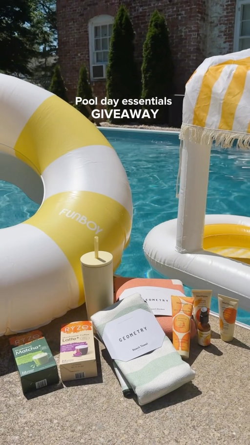 [Giveaway closed] 🛟 GIVEAWAY 🛟

Is there anything a pool day can’t fix? 😎☀️ We’ve partnered up with some friends to give away the perfect assortment of goodies to help you pool day the right way this summer ✌️

WHAT YOU COULD WIN (1 winner):

☕️ Variety of RYZE Lattes
🧴 Mad Hippie skincare bundle
🥤 2 Simple Modern Classic Tumblers
🏖️ $100 Geometry gift card
🛟 Funboy cabana drink station & inflatable tube

HOW TO ENTER:

1️⃣ Like this post
2️⃣ Tag a friend in the comments (more comments = more entries)
3️⃣ Follow @ryzesuperfoods @shopsimplemodern @geometry.house and @madhippiebeauty (we’ll check!)

Good luck 🤞

Giveaway ends 6/25/26 at 11:59pm ET. No purchase necessary. Must be 18+ and a U.S. resident of the contiguous U.S. 1 winner will be chosen at random and notified by @ryzesuperfoods via DM. This contest is in no way sponsored, endorsed, or associated with Meta