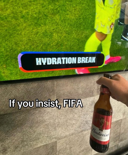 Thanks for the reminder to stay hydrated 🙏