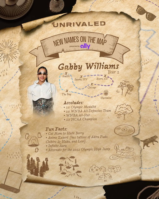 Gabby Williams is Unrivaled ✅ 
presented by @ally