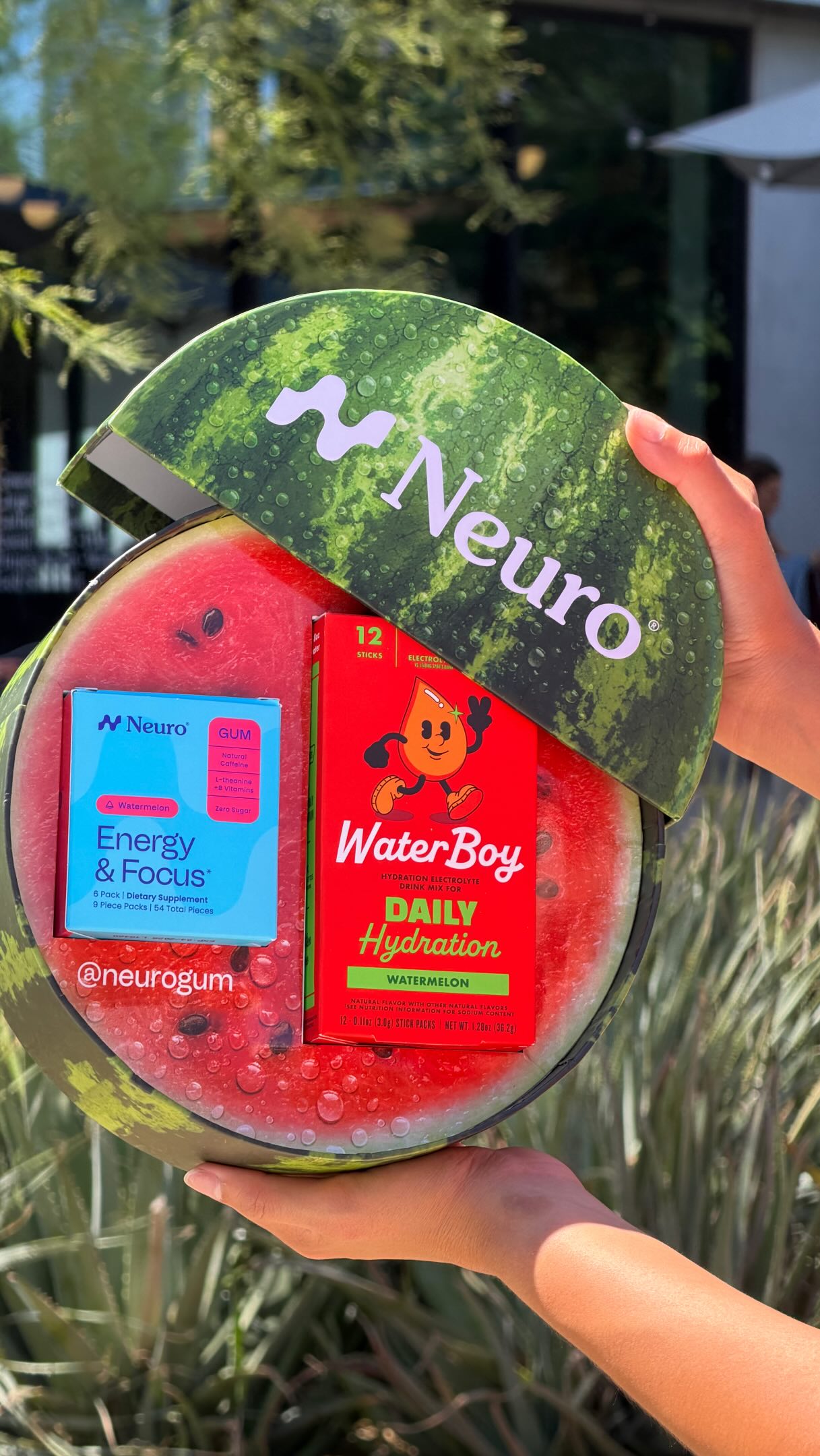 🎉🍉Watermelon giveaway!! 🎉🍉

We are choosing 3 lucky winners to win a Watermelon PR box with our newest limited edition Energy & Focus Watermelon gum AND @waterboycan Watermelon Daily Hydration to keep you energized and hydrated all summer 🤝

HOW TO ENTER:
⚡ Like this post
⚡️ Follow @neurogum & @waterboycan 
⚡Tag the friend you’ll be calling for every summer activity in the comments

Giveaway ends Thursday 6/25 at 11:59pm PST. Winners will be contacted via DM from our verified account. U.S. only. This giveaway is not affiliated with or sponsored by Instagram.