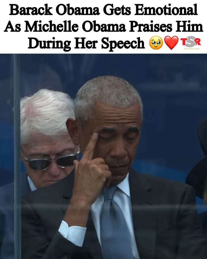 #PressPlay: Whew, our forever first couple! 🥹❤️ #BarackObama got emotional as #MichelleObama gave him his flowers during her speech at the opening of the Barack Obama Presidential Center in Chicago.
_____________________________________
The heartfelt moment had the crowd cheering as Michelle reflected on Barack’s legacy, leadership, and the impact he’s had on so many lives. (📸: @obamafoundation) ✍🏾: #TSRStaffLG