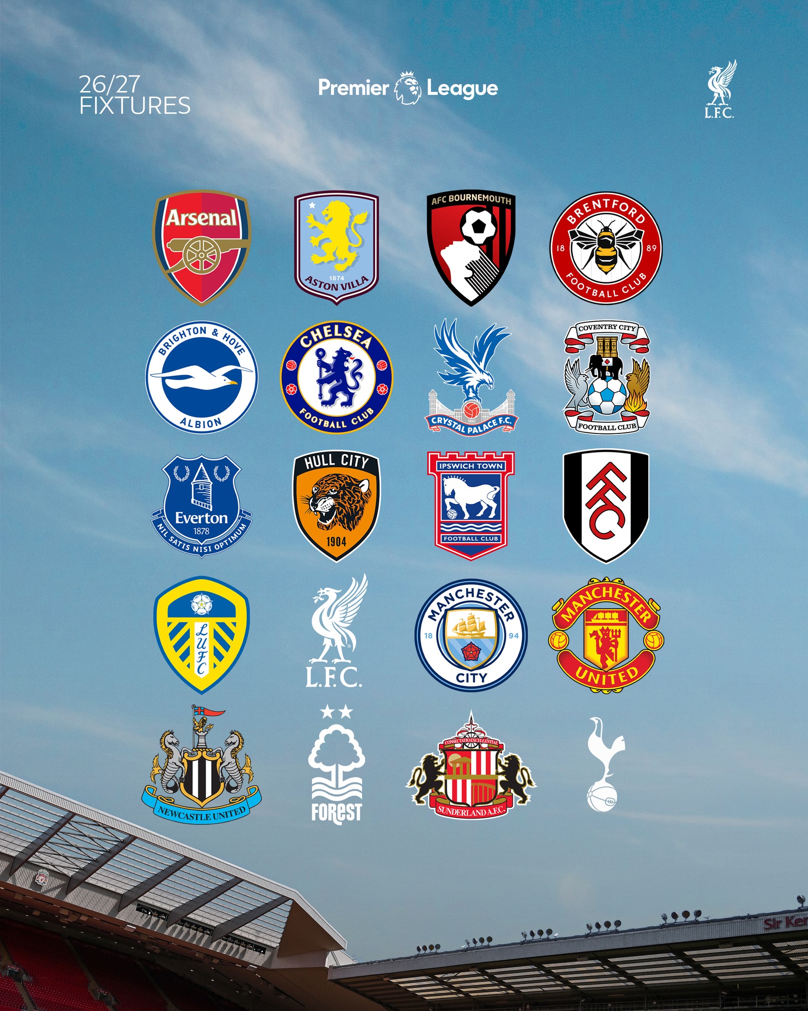 We find out our 2026/27 Premier League fixtures tomorrow morning 🔜🗓️