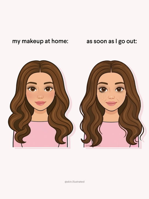 Why does this happen to me the second I step outside 💔

#makeupmeme #makeuphumor #girlymemes #girlyaesthetic #makeuplover