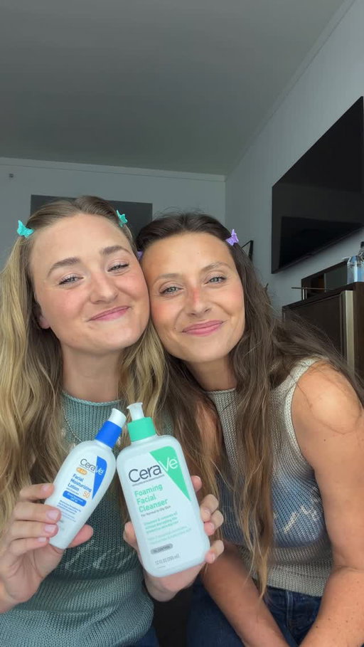 A little Y2K nostalgia, a lot of sister memories, and GOATed 2-step skin care routine we’ve been reaching for since the early days.

Thanks to @CeraVe for coming along for the ride. 💙 #ad