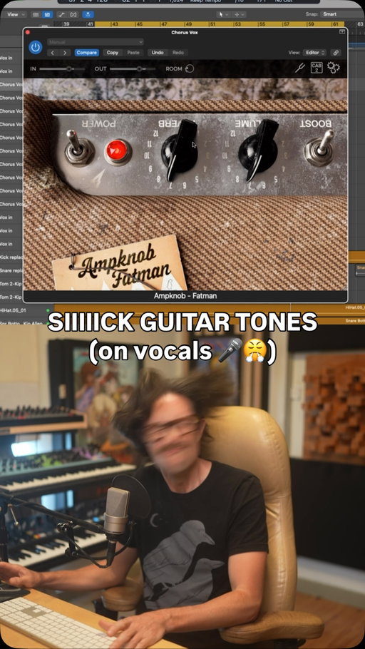 Vocals LOVE these new ampknob vibes… 🎤🤘🏼😝
You gotta try these out on more than just guitars…

#guitartone #vocals #vocalmix #mixingguitars #ampsim