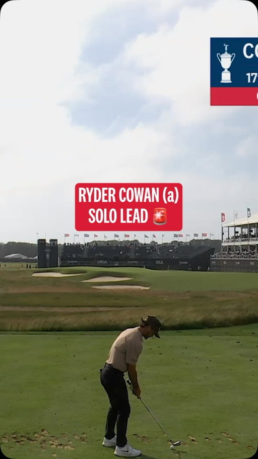 Amateur Ryder Cowen plays his opening nine in 3-under par! 🔥🔥