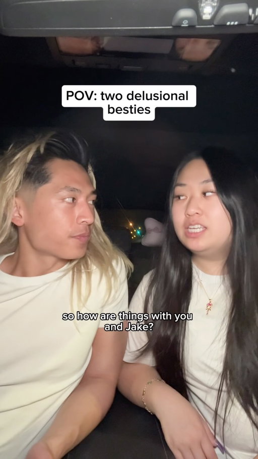 when you and ur friend are both delulu 🤣 (ib: @giacarter_ & @pierelli.angel) 

#comedy #pov #delulu #tiktokcomedy #skit