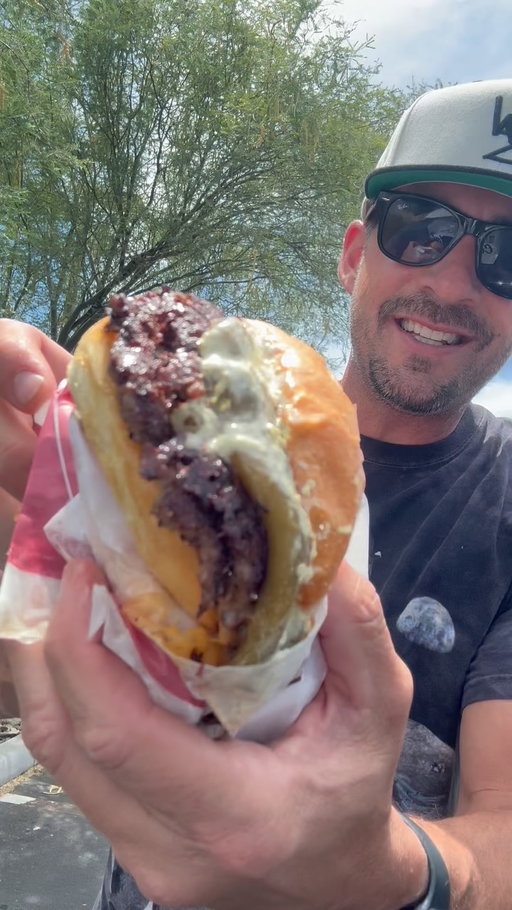 The hype is real.

I finally made the drive out to Wickenburg to try La Hamburguesa from Capital Farms, and I can confidently say this burger lives up to every bit of buzz it’s been getting.

What surprised me most is how close it actually is. Most Phoenix folks talk about Wickenburg like it’s a full-blown road trip, but it’s an easy drive and well worth it for a burger this good.

Capital Farms isn’t just a burger spot—it’s a butcher shop and ranch-to-table operation built around their Arizona-raised Corriente beef. Their cattle are grass-fed and grain-finished, and you can buy everything from steaks and roasts to ground beef, jerky, and burger patties right from their shop in Wickenburg.

As for La Hamburguesa?

The combination of the jalapeño smash patty, roasted green chile, Oaxaca cheese, green chile aioli, and a toasted Noble Bread bun absolutely works. The spice level was right in my wheelhouse, the cheese was ridiculously creamy, and every bite had that perfect balance of heat, richness, and texture.

I’ve eaten a lot of burgers around Arizona, and this is one I’ll be thinking about for a while.

Have you made the trip to Capital Farms yet?

#CapitalFarms #wizardofza #chzburger #ArizonaEats #AZFoodie