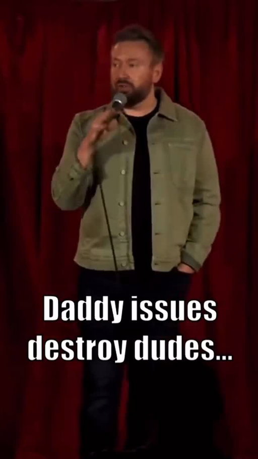 Can’t wait for a bunch of dudes to explain why this theory is wrong in the comments...which is just another daddy issue. 

#chaddaniels #standup #comedy #parentinghumor #fathersday