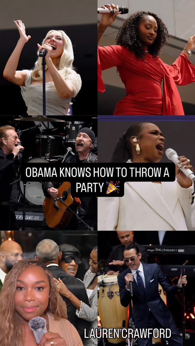 The Obamas brought out EVERYBODY for the Obama Presidential Center opening ceremony.

Jennifer Hudson, Common, Tems, Stevie Wonder, Bruce Springsteen, Marc Anthony and more helped make it a day to remember.