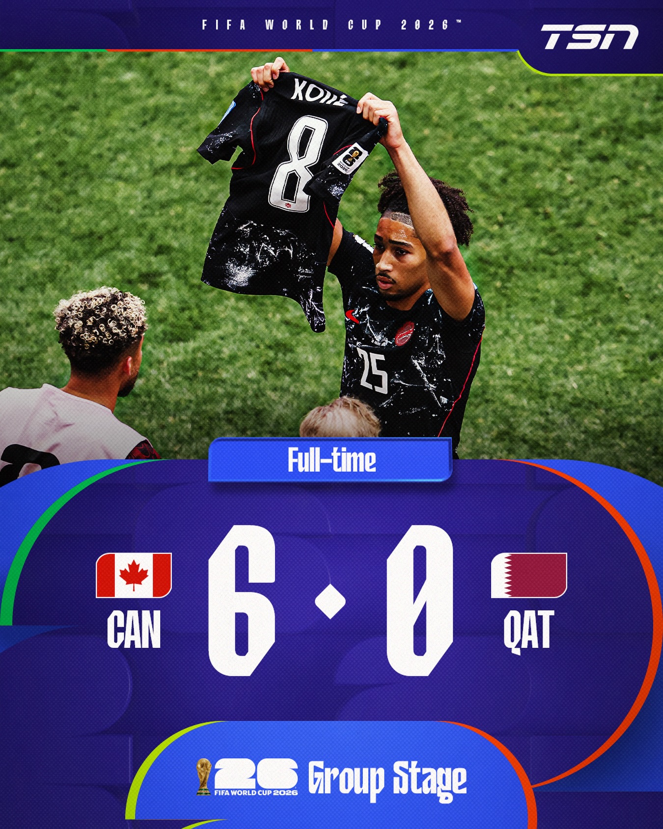 THE CANADIAN MEN’S NATIONAL TEAM HAVE WON ITS FIRST EVER GAME AT THE #FIFAWORLDCUP! 🫨🇨🇦