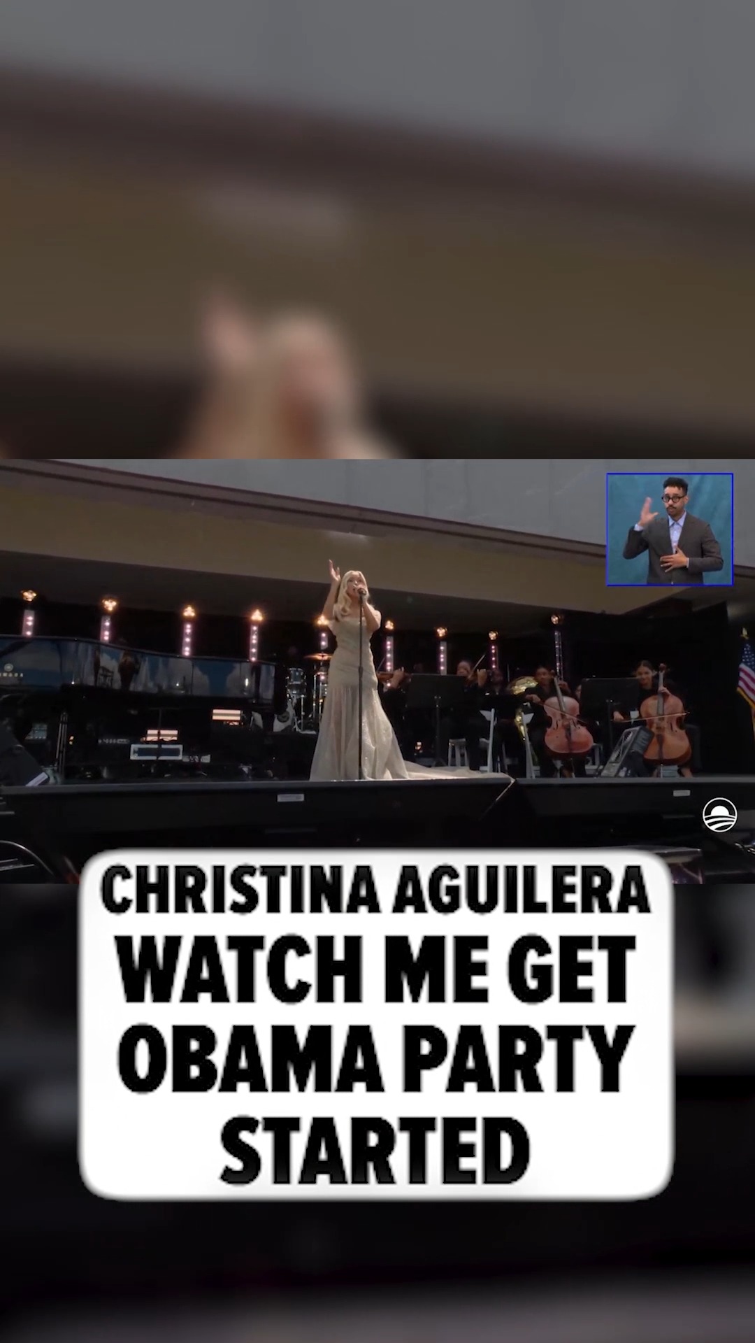 🗣️🎶 Christina Aguilera owned the stage for the grand opening of the Obama Presidential Center, ... putting on a powerhouse performance fit for a former president.

FULL STORY AT THE LINK IN BIO.