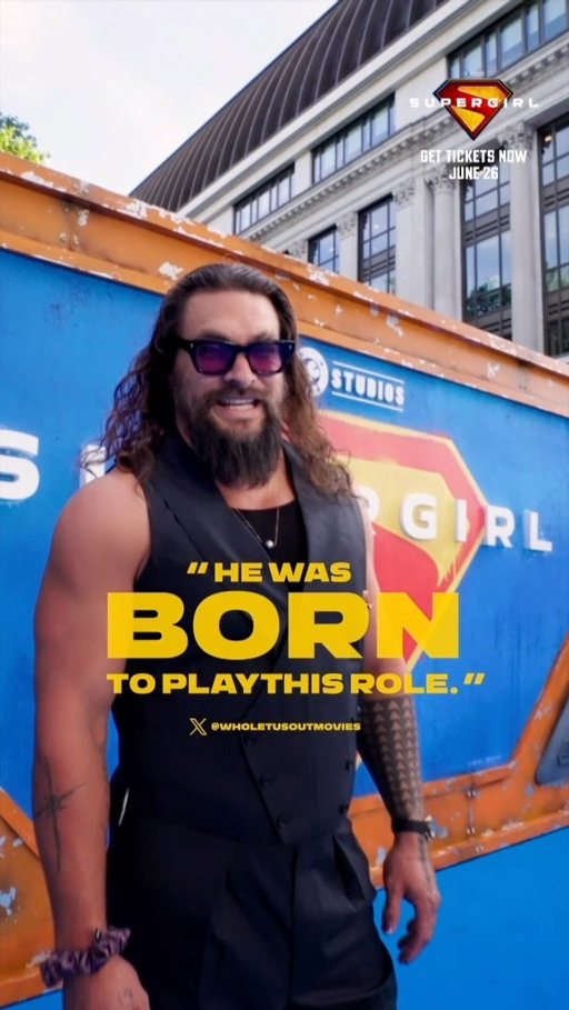 Rockin’ out as the Main Man.🤘 Get your tickets for #Supergirl NOW - only in theaters and @IMAX June 26. Link in bio.