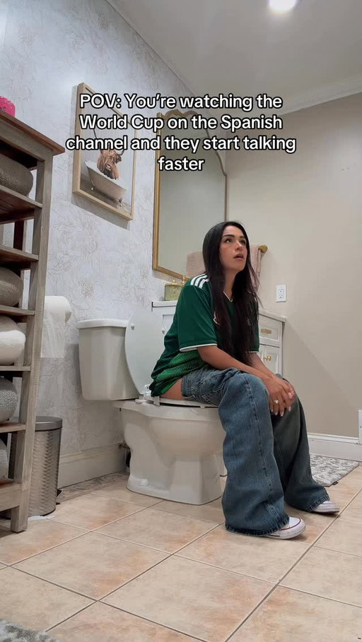 Shouldn’t have taken that potty break 🤣🤣 #worldcup #mexico🇲🇽