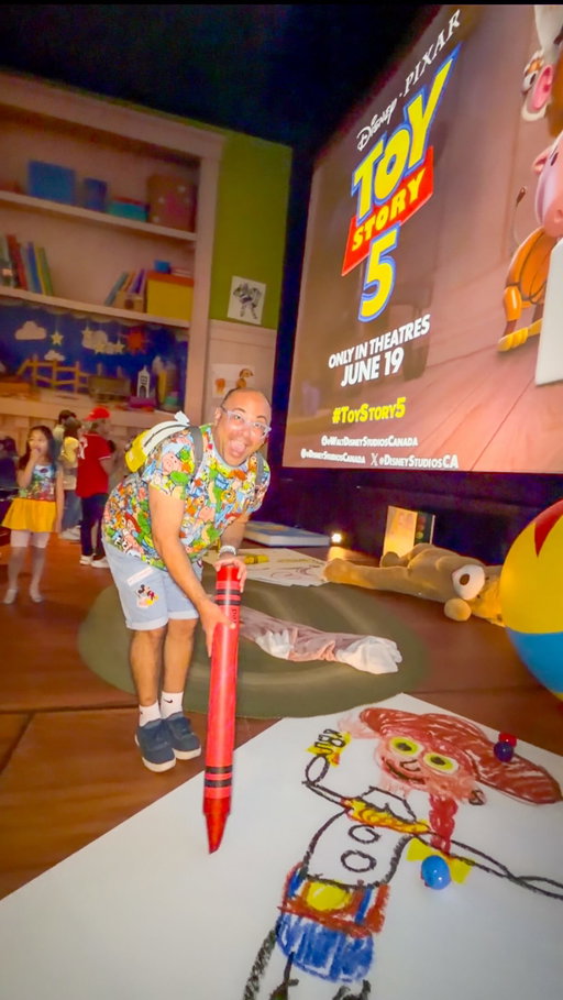 TOY STORY FANS, THIS IS FOR YOU! 🤠🛏️🩵

If you ever dreamed of being one of Andy and Bonnie’s toys, this is your chance.

For a limited time, @disneystudioscanada has transformed an entire @cineplexmovies Yorkdale movie theatre auditorium into Bonnie’s bedroom for a special Toy Story 5 experience, and it feels like you’ve shrunk down and stepped inside the movie 🎬🧸🚀

From oversized toys and giant room decor to immersive photo opportunities, every detail makes you feel toy-sized as you explore the world of Woody, Buzz, Jessie, and the gang.

As a lifelong @toystory fan, this unlocked a whole lot of childhood nostalgia for me 🥹💙

🎬Cineplex Cinemas Yorkdale 
🍿3401 Dufferin St, North York, ON
📆June 19th to July 19th
🎟️cineplex.com

Tag the friend you’d take with you, and send it to the biggest Toy Story fan you know! 

________________________________________________
#toystory5 #toystory #pixar #disneyfans #torontoactivities