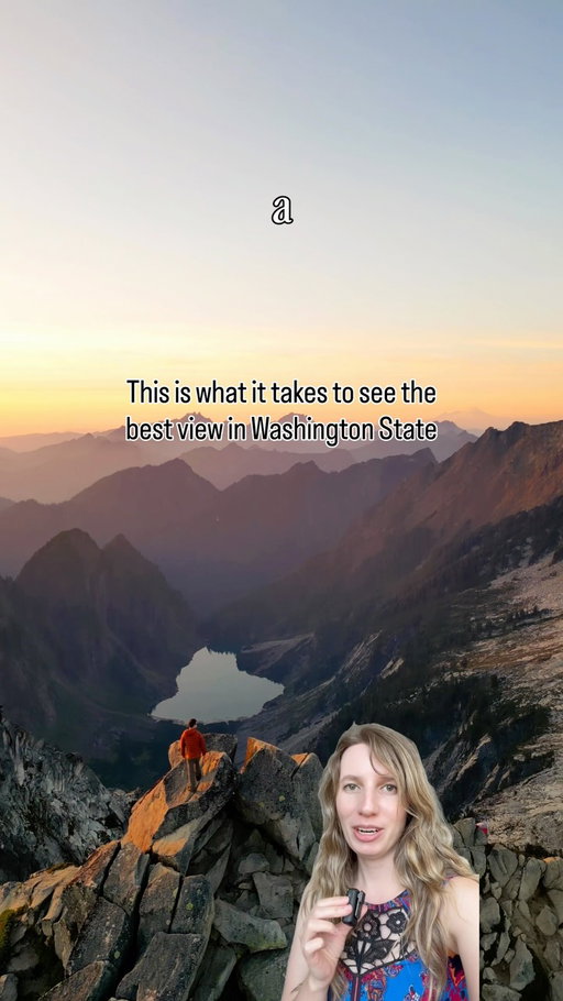 One of the best views in Washington? Vesper Peak is definitely at the top of our list. 🏔️

This challenging hike takes you through dense forest before opening up to granite slabs, alpine lakes, and incredible summit views over the North Cascades.

🥾 Distance: 12 km (7.5 miles) round trip
📈 Elevation Gain: 1,250 m (4,100 ft)
⭐ Difficulty: Hard

You can even turn your hike into an overnight trip like we did and camp at the lake. Sunrise and sunset up at the summit is absolutely incredible. 

🚗 Parking: The trailhead is located at the end of Forest Road 4065. A Northwest Forest Pass is required. 

Have you hiked Vesper Peak yet?

#WashingtonHikes #WashingtonTrails #VesperPeak #NorthCascades #adventuretravel