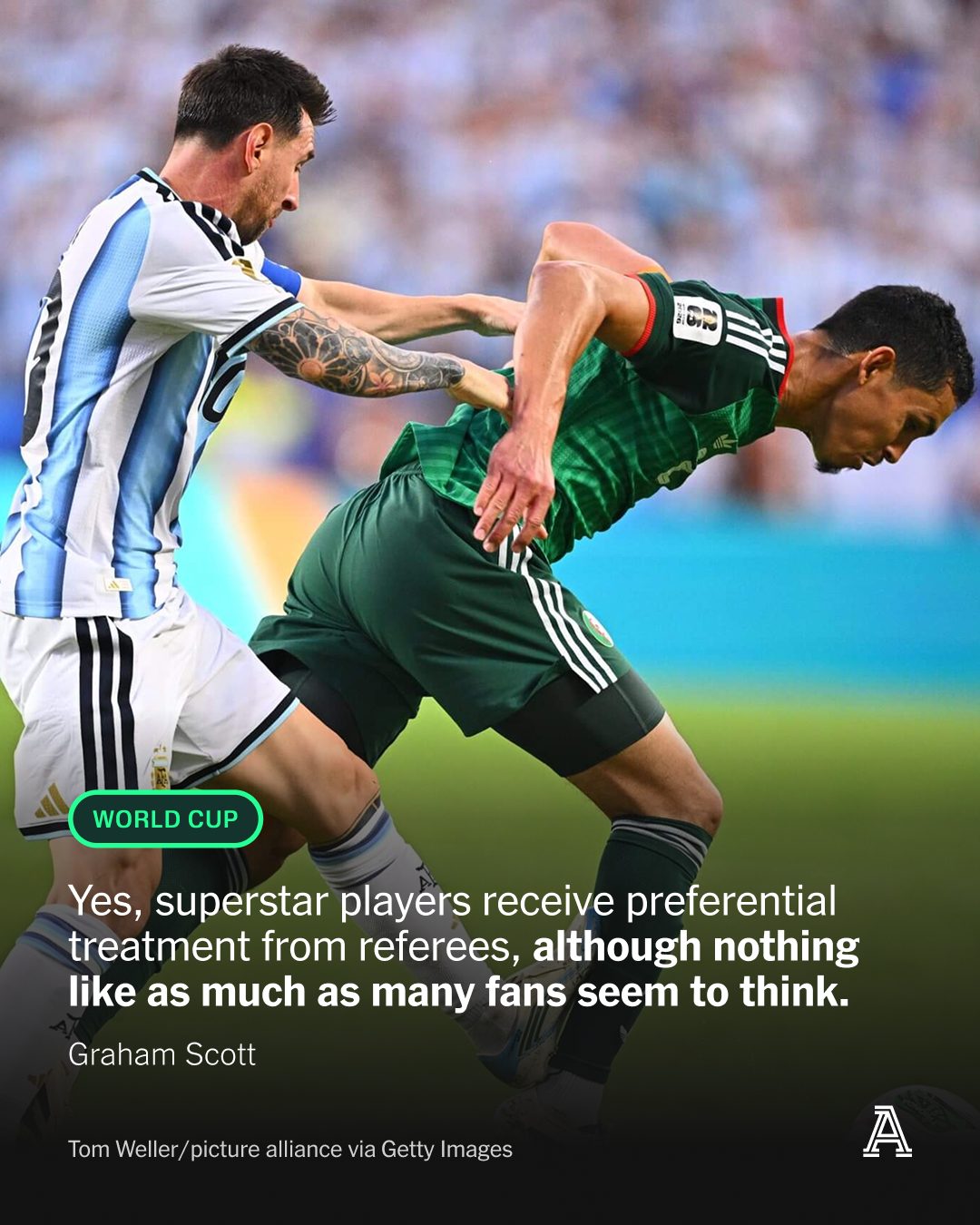 Do superstars like Lionel Messi get special treatment from officials?

Yes, they do - but it’s more complicated than it may seem, as former Premier League referee Graham Scott explains...