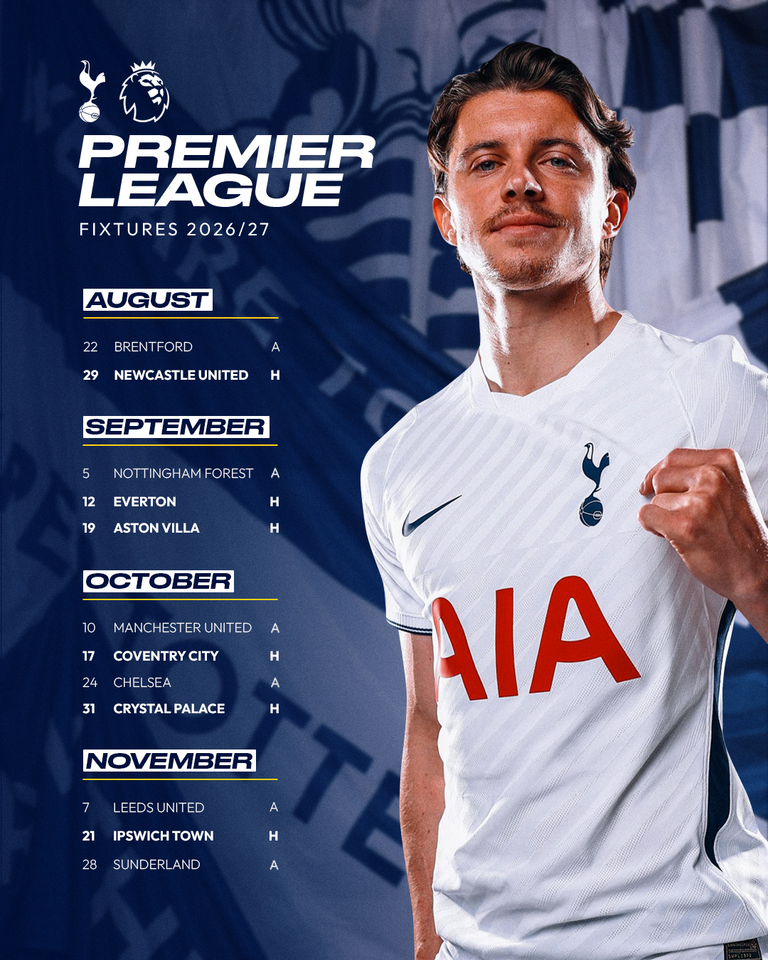 It all starts here.

Our 2026/27 Premier League fixtures have landed 🗓️