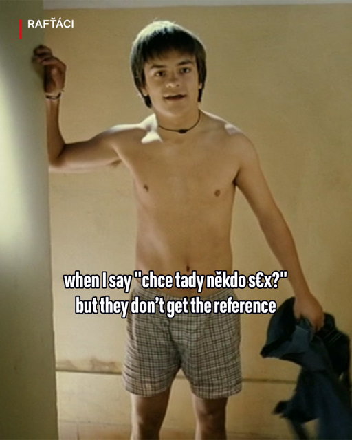 moje slovní zásoba je v podstatě seznam hlášek z českých filmů 🫶