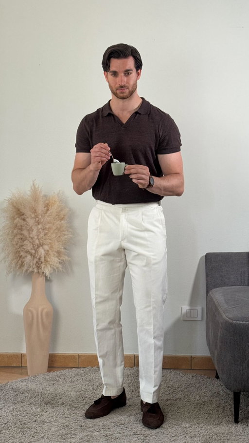 This is the outfit of the weekend.
 
You can find the full look in bio🤝
 
Office Outfit - Episode 24👨‍💼
 
#summeroutfit #officeoutfit #linenoutfit