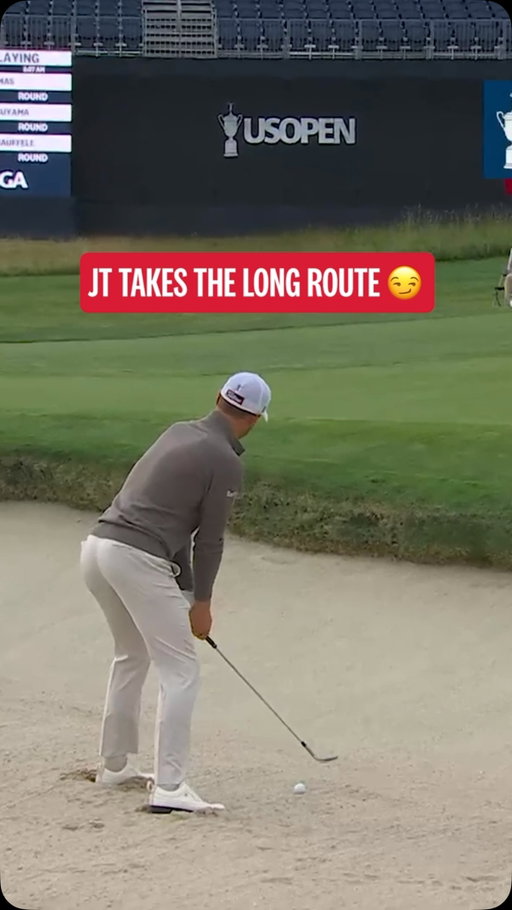 Some creativity out of the bunker from @justinthomas34 🪄