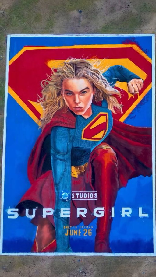 A super tribute to Supergirl, with love from India.
This is what the biggest superhero rangoli looks like!
#Supergirl - only in cinemas and IMAX on June 26. In English, Hindi, Tamil & Telugu. Also in 3D.