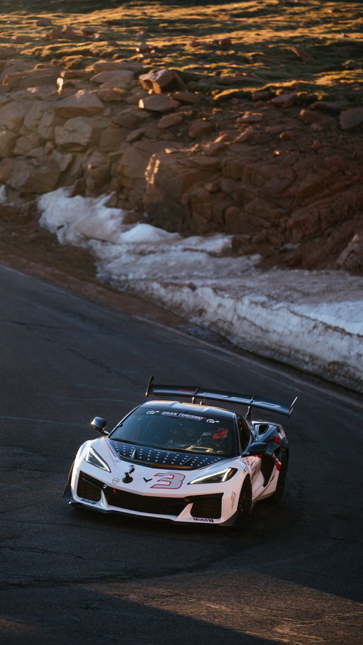 All eyes are on INDY Car driver @jrhildebrand and the unstoppable @teamchevy @corvette ZR1X right now at the @pikespeakhillclimb. JR qualified P1 in Time Attack 1 and is chasing the fastest time ever for a hybrid production car up Pikes Peak. Will he do it? We'll find out on Sunday.