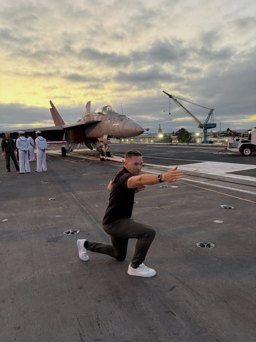 Judge my launch form? 

Epic time so far out here and getting to hangout on the USS Carl Vinson - all the sailors have been so cool and welcoming. This race is going to be wild