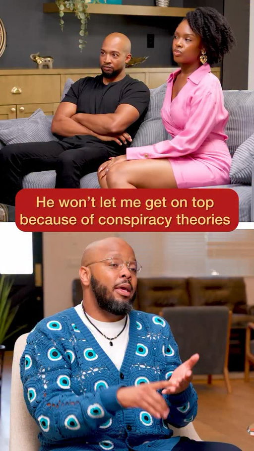 She can’t get on top because of his conspiracy theories. 

Watch Safe Space 🆓 on Tubi. Link in bio.

@keonpolee @jazmynjw