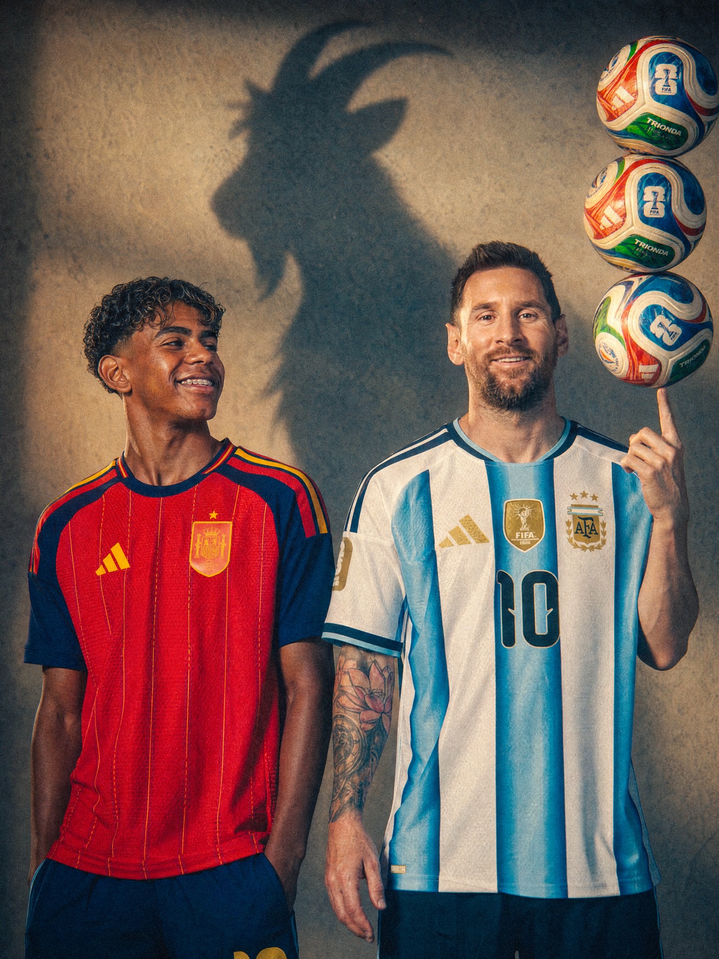 🐐✨ “Every game Leo Messi plays just proves he’s the 𝐆𝐑𝐄𝐀𝐓𝐄𝐒𝐓 𝐏𝐋𝐀𝐘𝐄𝐑 𝐈𝐍 𝐇𝐈𝐒𝐓𝐎𝐑𝐘”, says Lamine 🇦🇷

“If anyone still has 𝐝𝐨𝐮𝐛𝐭𝐬, it’s because they are 𝐝𝐞𝐥𝐢𝐛𝐞𝐫𝐚𝐭𝐞𝐥𝐲 𝐥𝐨𝐨𝐤𝐢𝐧𝐠 𝐟𝐨𝐫 𝐭𝐡𝐞𝐦. My idol is Neymar but Leo is the 𝐆𝐎𝐀𝐓” ⭐️

Lamine Yamal 🫱🏻‍🫲🏽 Lionel Messi. 𝑹𝒆𝒔𝒑𝒆𝒄𝒕. 🫂