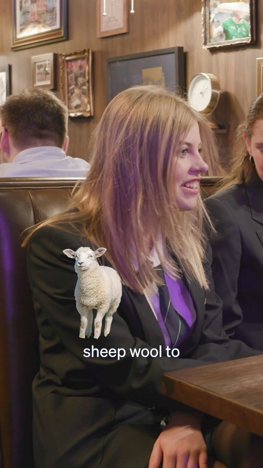 Aoife and Jessica replaced plastic fibres in concrete with sheep wool, ran nine industrial tests, and the wool won. This is the kind of thinking the construction industry needs. Full pod in bio 🔗
