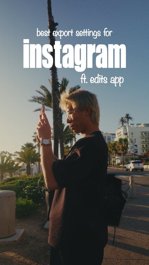soooo i can admit when i get it wrong so here are my best export settings for instagram using the @instagram Edits app. (note: this is what works best for me) 
key notes:
1) i always film in 4k, 24fps on my camera (unless i do slow motion which i rarely do)
2) iphone i film in 4k 60fps. (iphone just looks better in 60fps imo)
3) my timeline is always set to 1080p resolution and frame rate matches whatever i filmed in
4) watch the other video for full davinci export settings! tldr - 1080p, timeline frame-rate (24fps for camera footage, 60fps for iphone), quality restrict to 12,000 kbps
5) these are not my youtube export settings, comment if you want me to drop that 👇🏻

#editingtips #davinciresolve #filmmaking #exportsettings #videotips
