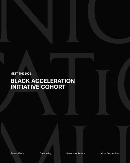 Behind every growing business is a founder with a vision. Today we celebrate the 2026 BAI cohort along with the vision, innovation, and impact these entrepreneurs bring to their communities. 

Through this year’s Black Acceleration Initiative, four Black-owned businesses embarked on a five-week journey rooted in mentorship, storytelling, and strategic communications. Together, we refined brand narratives, shared actionable PR insights, and equipped founders with tools designed to support long-term growth.

Empowering Black entrepreneurs isn’t just about opening doors, it’s about helping build sustainable pathways forward.