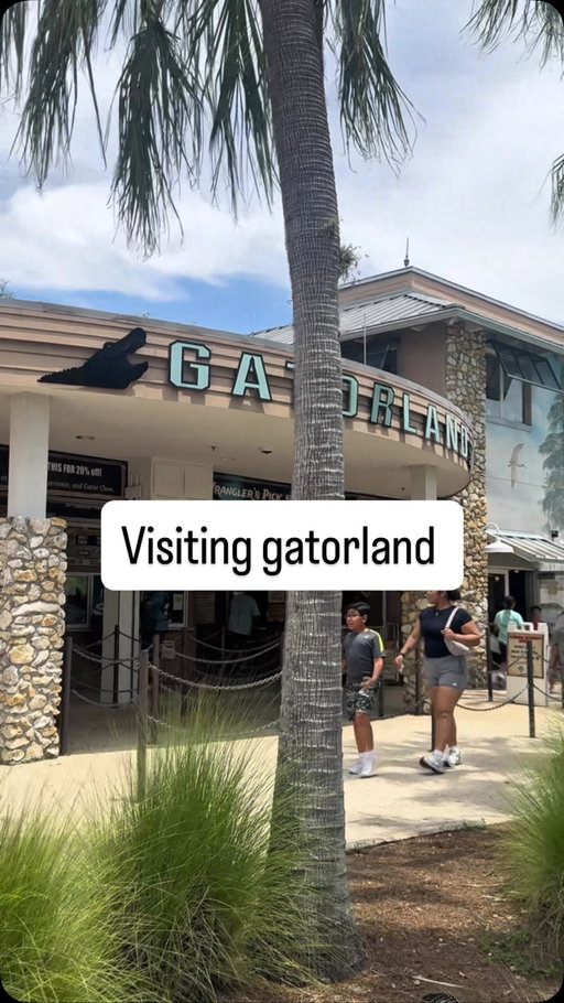 Visiting gatorland. Wasn’t expecting that. 🙃 
.
.
.
.
#gatorland #gators #orlando #juneteenth #florida