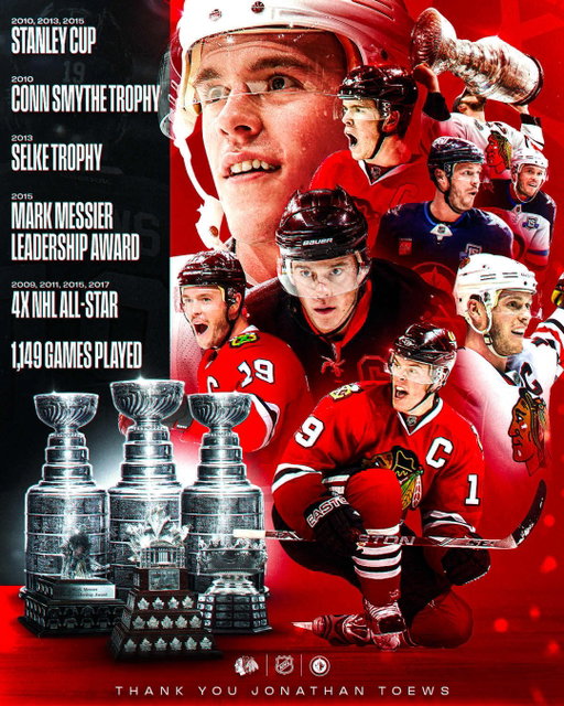 The kind of captain every team searches for! 🫡

Wishing you all the best in retirement, @jonathantoews!