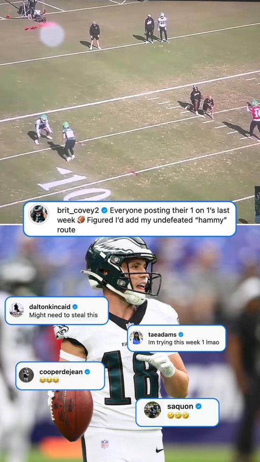 Brit Covey's new "hammy" route 🤣

(via @brit_covey2)