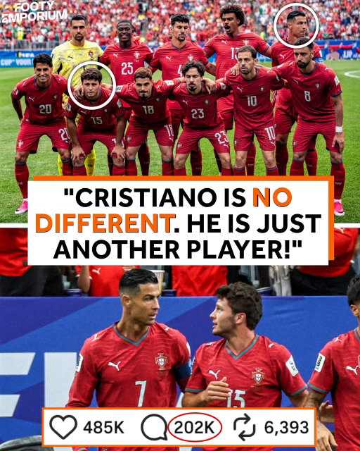 João Neves has found himself at the centre of a storm involving Cristiano Ronaldo fans… 👀🇵🇹

After Portugal’s match, Neves was asked about Cristiano Ronaldo and gave a measured response:

🗣️ “We know what Cristiano has done for us, for our national team, and for the world of football. He is here to contribute, just like all of us.”

However, fans quickly linked the interview to an older clip with @Mvps where Neves was asked to name the best player in different leagues…

🇸🇦 Best player in Saudi Arabia? João Félix.
🇺🇸 Best player in MLS? Lionel Messi.
🇵🇹 Best player in the Portugal national team? Himself.

Cristiano Ronaldo was not mentioned. 😳

Since then, Ronaldo fans have flooded Neves’ social media with comments and have even begun targeting his girlfriend’s account, leading her to disable her comment section 🚨

According to @polymarket, there is a 64% chance we will see Ronaldo cry @ this summers tournament 😳