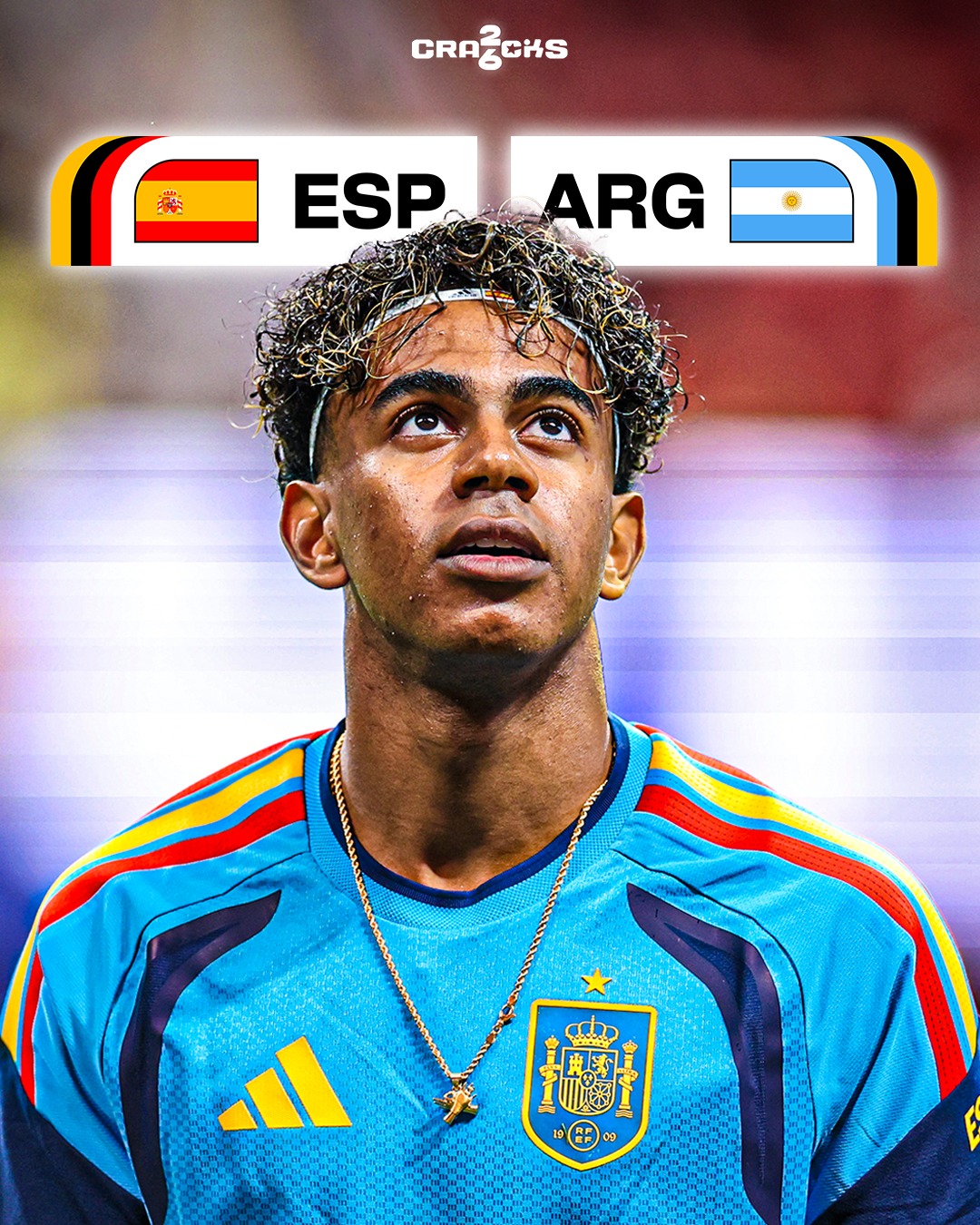 👀🇪🇸🇦🇷 QUIERE A ARGENTINA

Lamine Yamal ya piensa en un posible cruce con Argentina. 🔥

🗣️ "Ojalá que nos podamos enfrentar a Argentina. Para ganar el Mundial necesitas ganarle a los mejores. Si no es en dieciseisavos, ojalá sea en la final. Somos España y queremos jugar contra los mejores."

💥 Declaraciones para Telediario TVE.