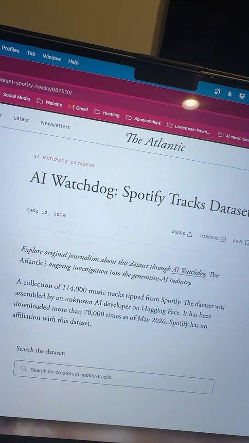 Here’s how to find out if your music was ripped from Spotify to train AI models like Suno and UDIO #musicproducer #aimusic #generativeai #musicbusiness