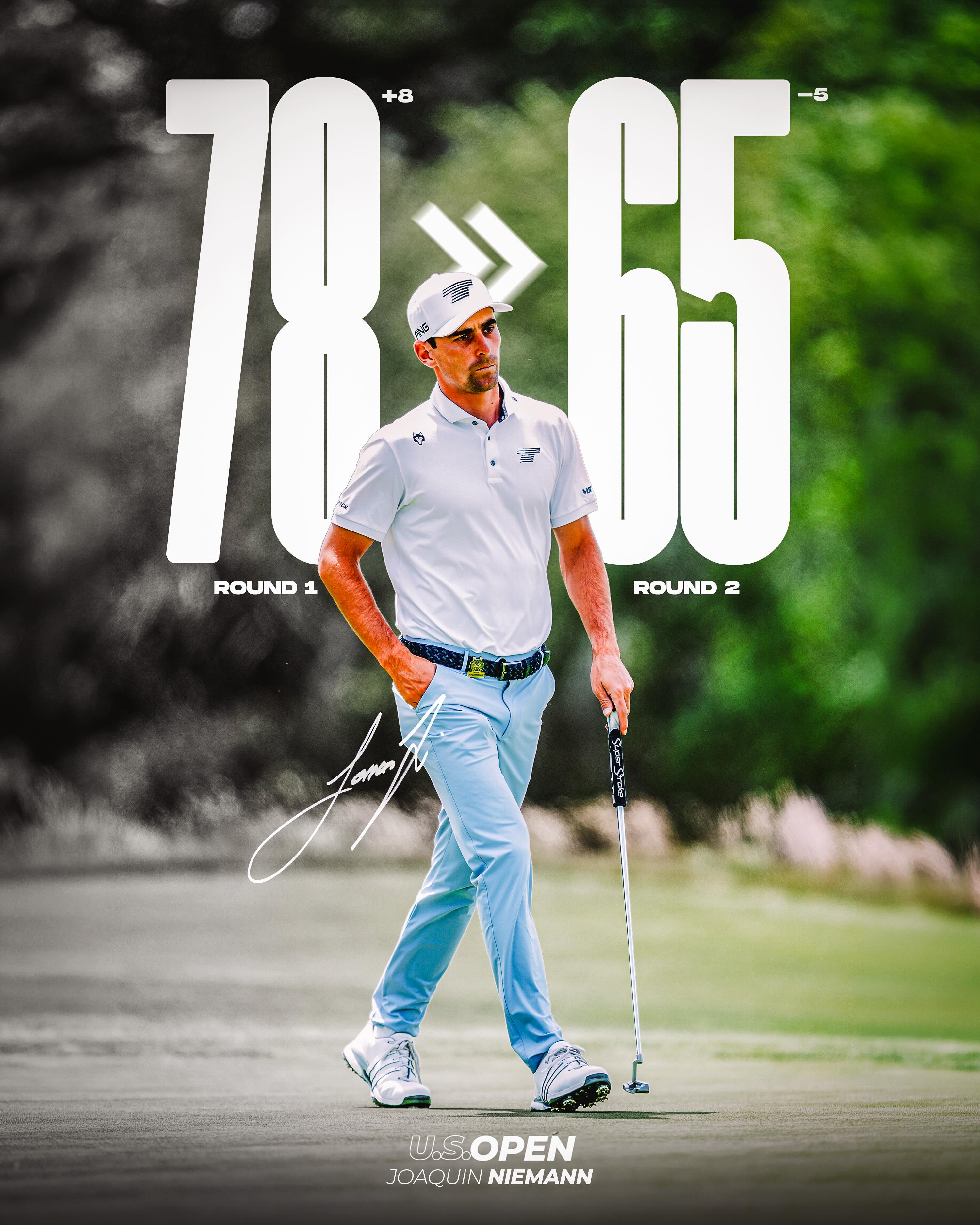A serious fight back by @joaco_niemann 💪 

He’s battling at Shinnecock Hills 😤

#USOpen @torquegc_