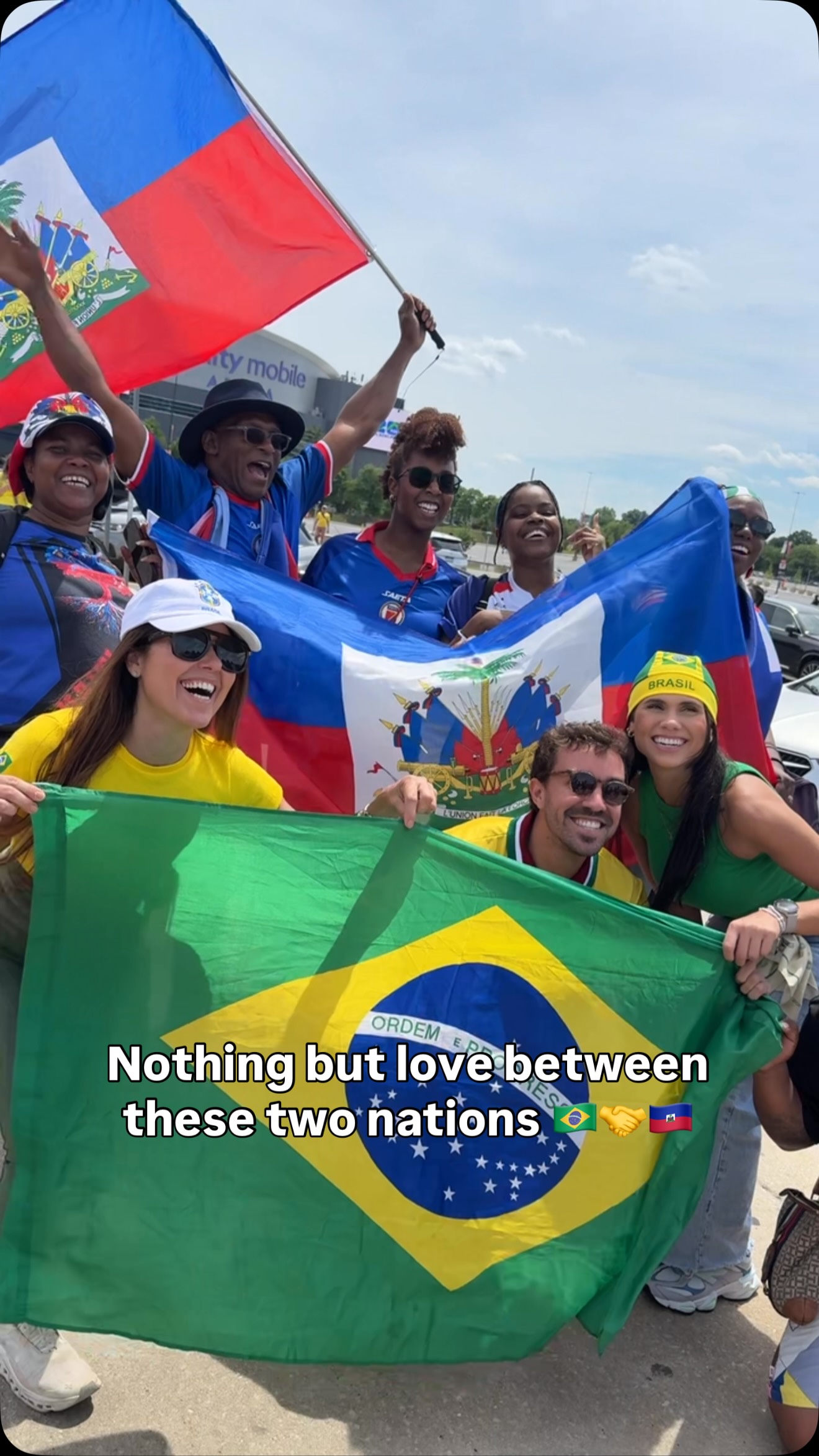 The story of Brazil and Haiti is a special one. Many Haitian players and fans grew up supporting the Brazilian national team growing up. After a 52-year absence from the World Cup, Haiti gets to experience their full circle moment by playing a match against Brazil in Philadelphia. 🇧🇷🤝🇭🇹 you just gotta love this game. 

#haiti #brazil #worldcup #philadelphia