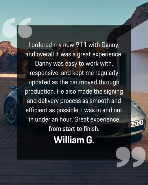 We believe the process of acquiring your Porsche should be as refined as the vehicle itself, defined by clear communication and seamless efficiency. Share your recent ownership experience with our team online.

#PorscheGreenwich #Porsche911 #PorscheExperience #PorscheFamily