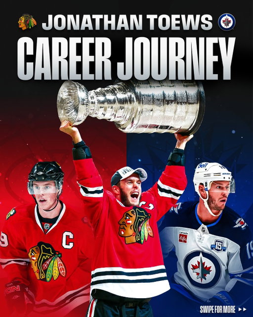 Years of dominance, leadership and unforgettable moments! 🤩

@jonathantoews, congratulations on an incredible career and your retirement!