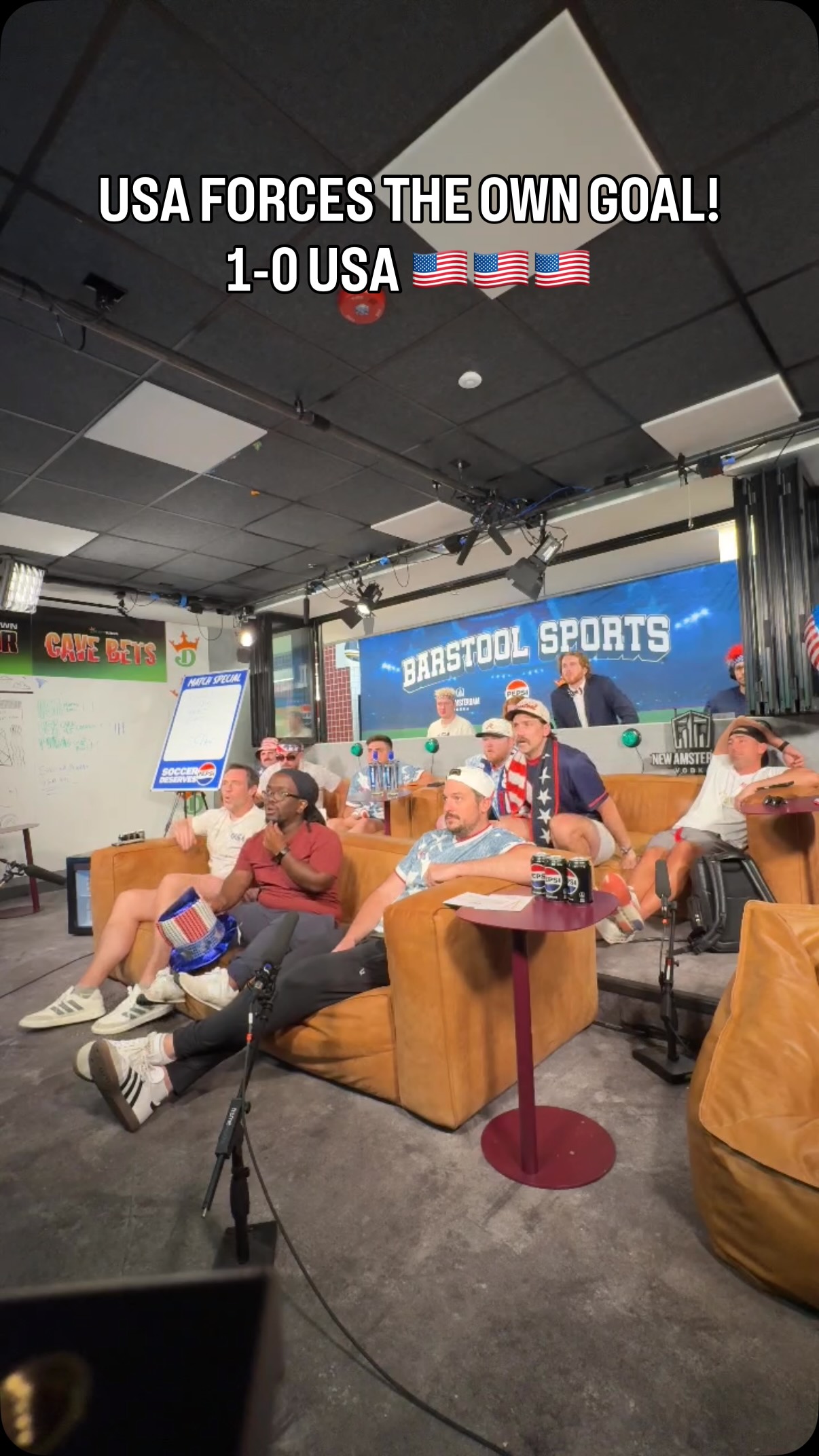 USA DOES IT AGAIN EARLY! 1-0 TO THE UNITED STATES @draftkings @draftkings_sports #dkpartner