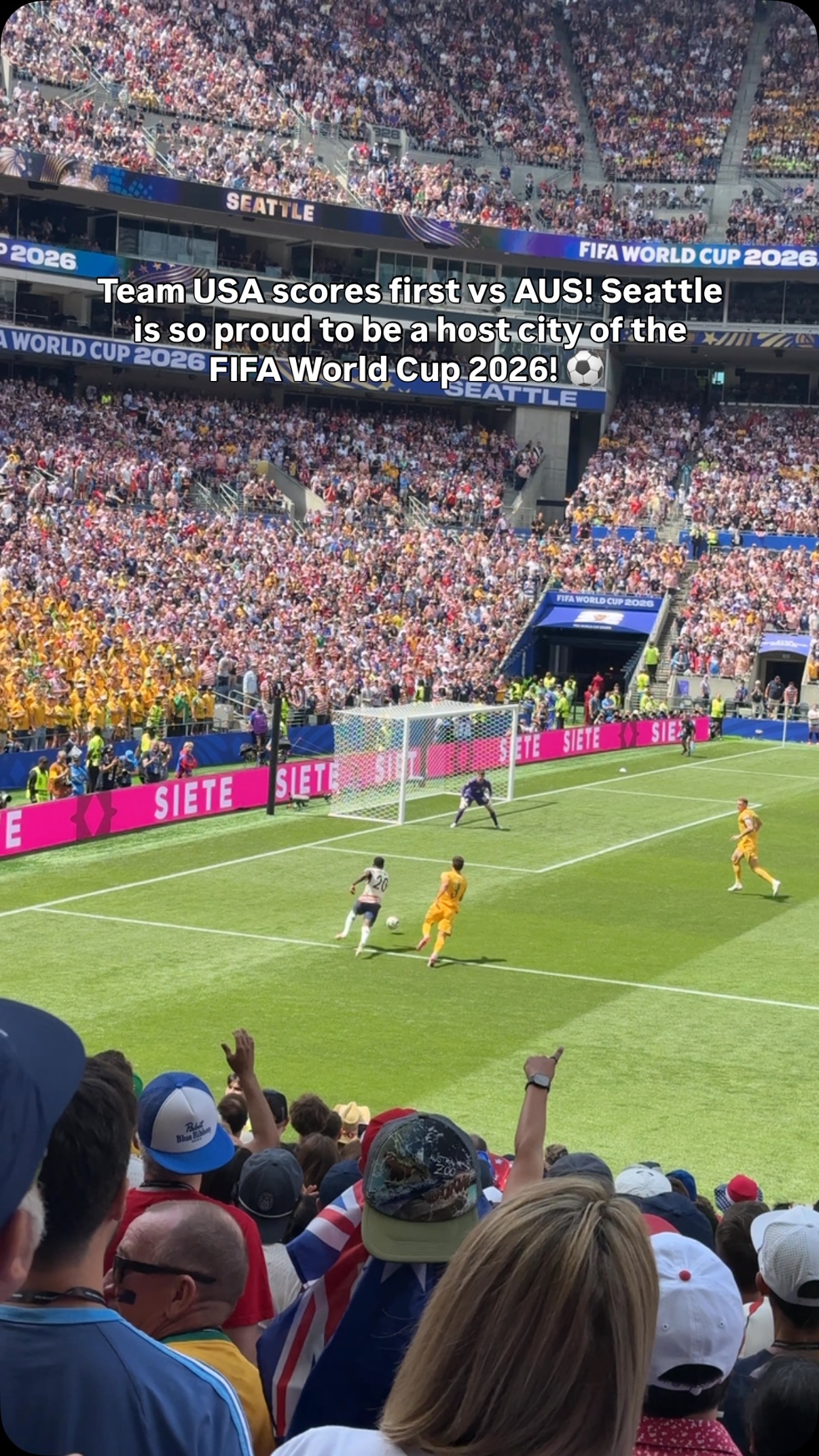 Seattle is so proud to be a host city of @fifaworldcup 2026! ⚽️ Team USA 🇺🇸 vs AUS 🇦🇺 

Thank you @casamigos for inviting us and let’s go team USA!! 🇺🇸 

#casamigos_partner #FIFAWorldCup #FWC26 #WeAre26